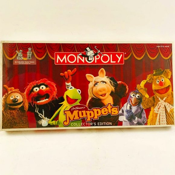 Vintage‎ Monopoly Jim Henson's Muppets Collector's Edition Board Game New Sealed - Picture 1 of 6